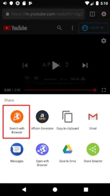 Search with Browser android App screenshot 2